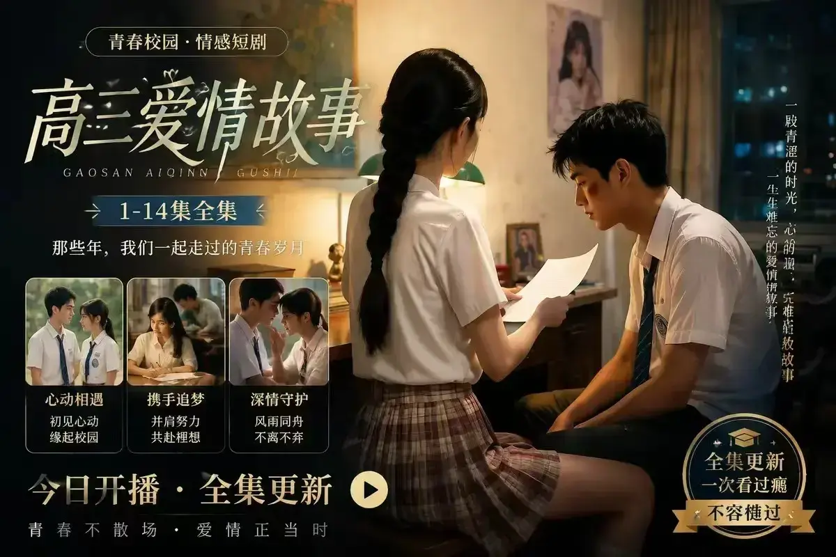 《B中爱情故事》AI短剧未删减完整版 - 误会篇4KHDR高清画质 - 百度网盘资源下载 - 高清观看每集戳心